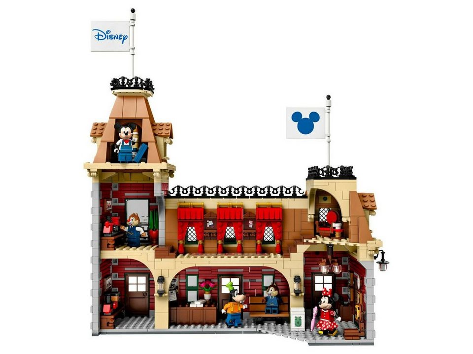 LEGO® 71044 Disney Zug mit Bahnhof Spielbausteine, (2925 St)