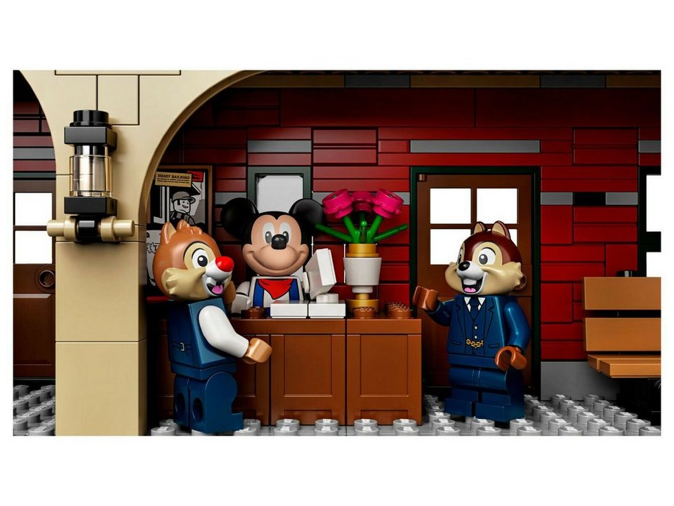 LEGO® 71044 Disney Zug mit Bahnhof Spielbausteine, (2925 St)