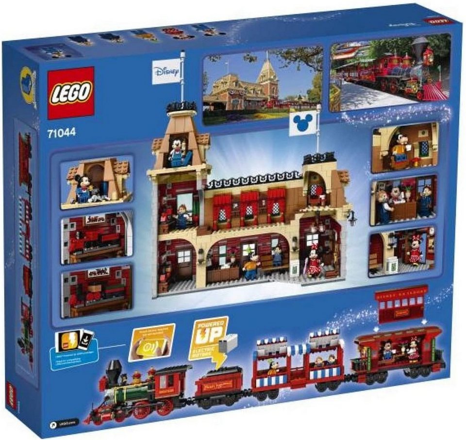LEGO® 71044 Disney Zug mit Bahnhof Spielbausteine, (2925 St)