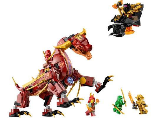 LEGO® 71793 Ninjago Wyldfires Lavadrache Konstruktionsspielzeug Spielbausteine, (Set, 479 St., Ninjas)