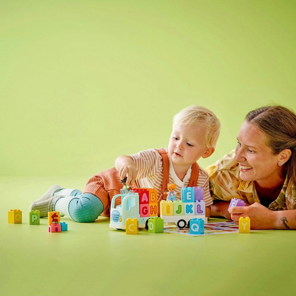 LEGO® ABC-Lastwagen (10421), LEGO DUPLO Town Konstruktionsspielsteine, (36 St), Made in Europe