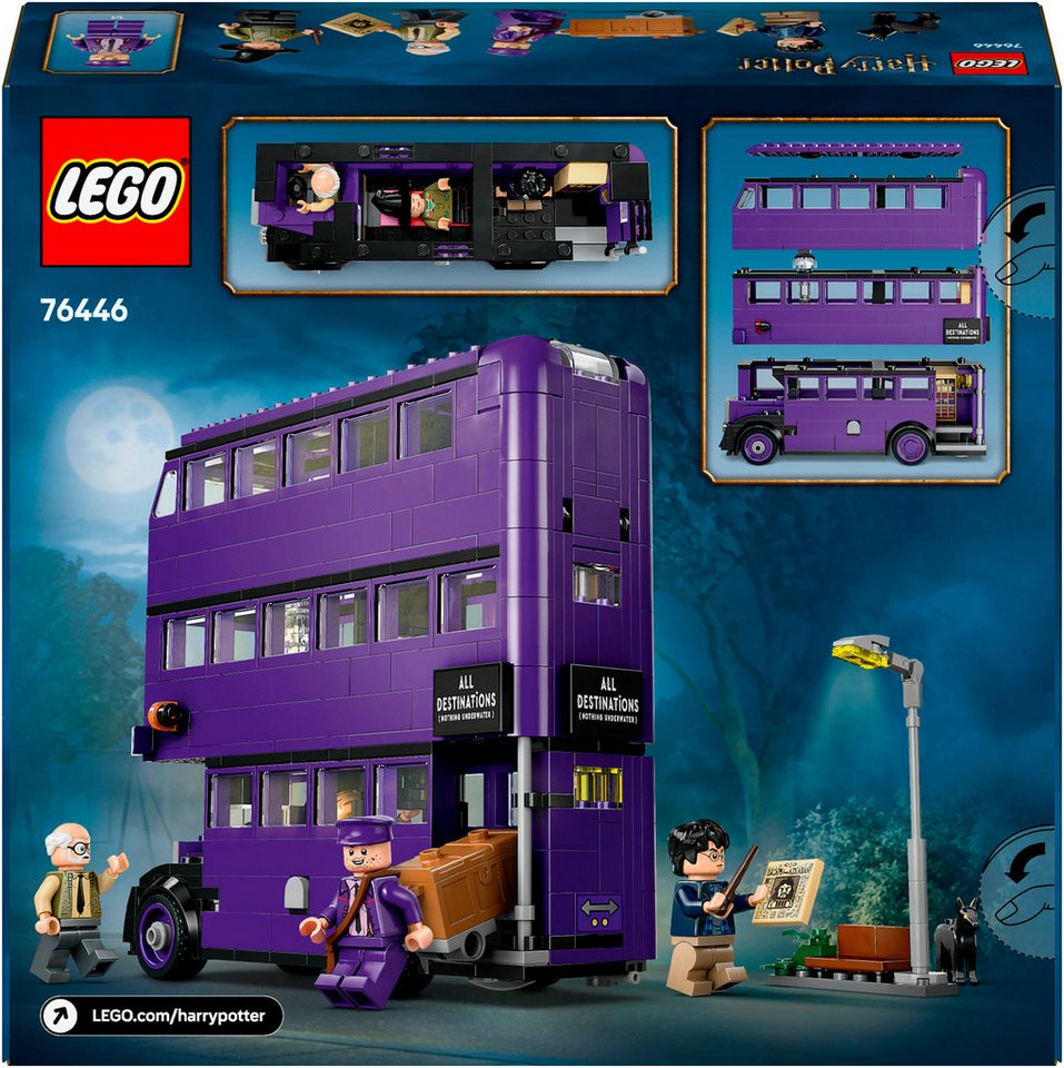 LEGO® Abenteuer mit dem Fahrenden Ritter (76446), LEGO® Harry Potter™ Konstruktionsspielsteine, (499 St), Made in Europe
