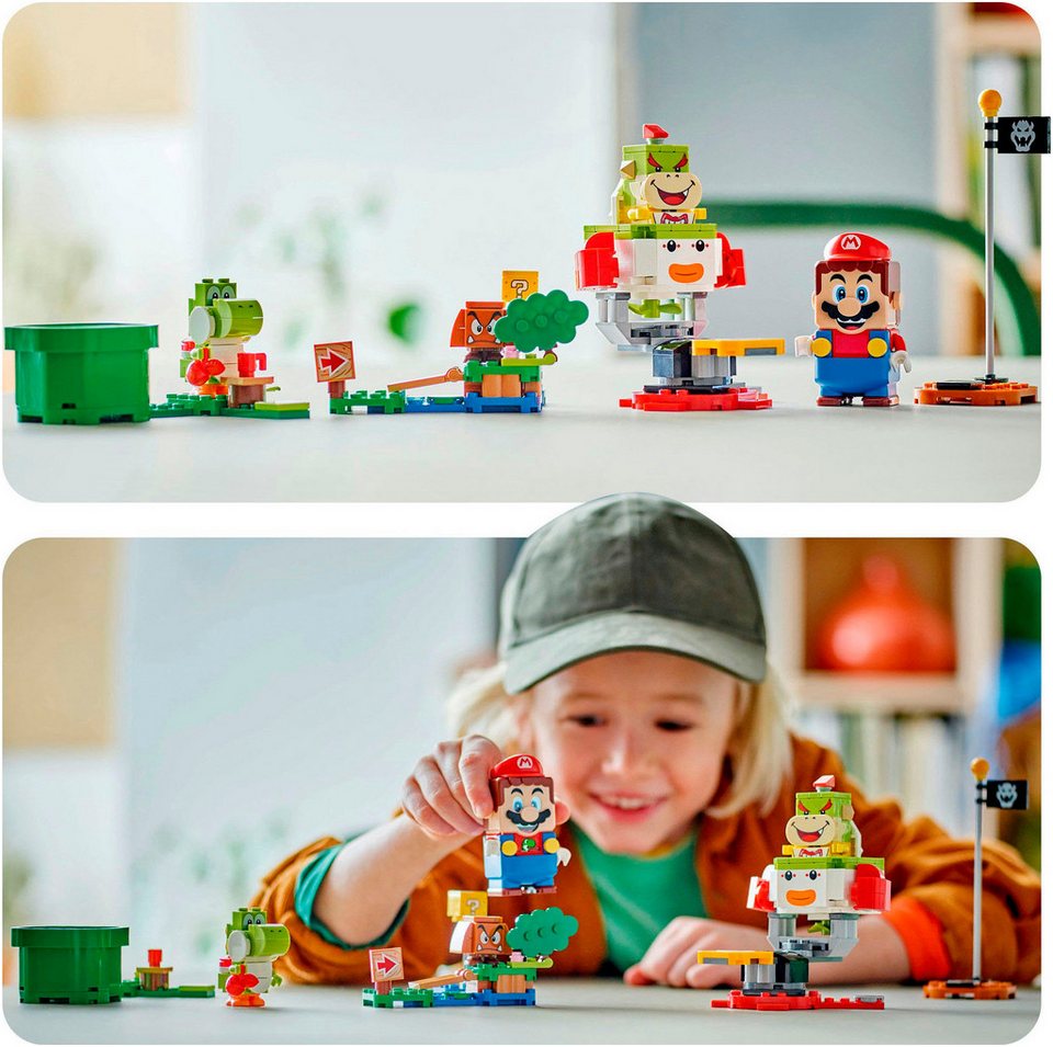 LEGO® Abenteuer mit dem interaktiven LEGO® Mario™ (71439), LEGO Super Mario Konstruktionsspielsteine, (218 St), Made in Europe