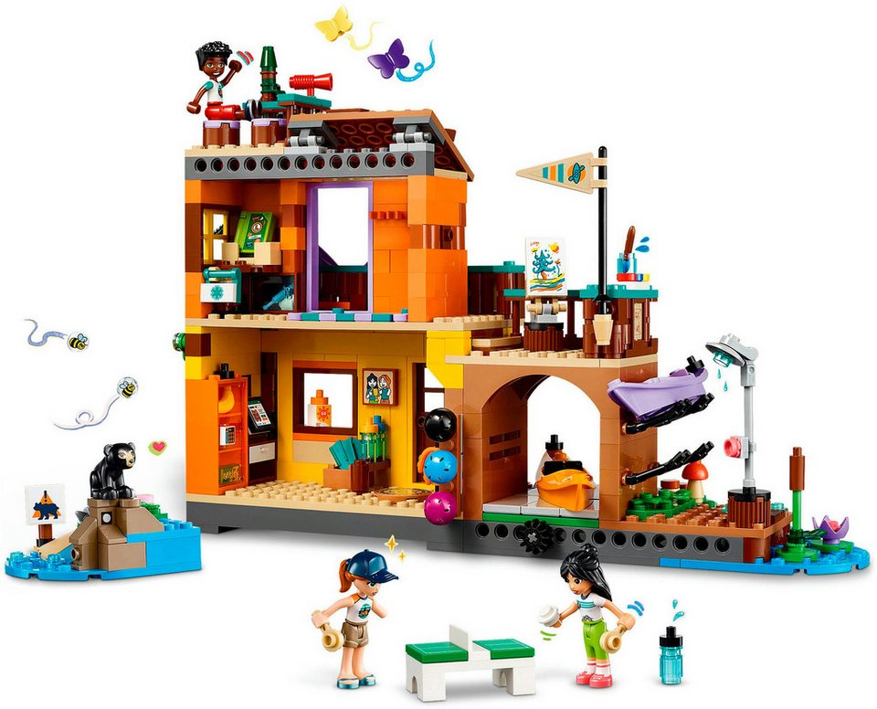 LEGO® Abenteuercamp mit Kayak (42626), LEGO Friends Konstruktionsspielsteine, (628 St), Made in Europe