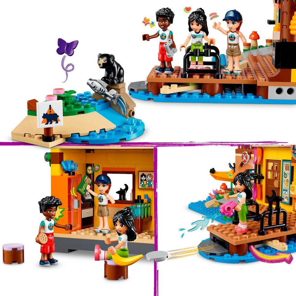 LEGO® Abenteuercamp mit Kayak (42626), LEGO Friends Konstruktionsspielsteine, (628 St), Made in Europe