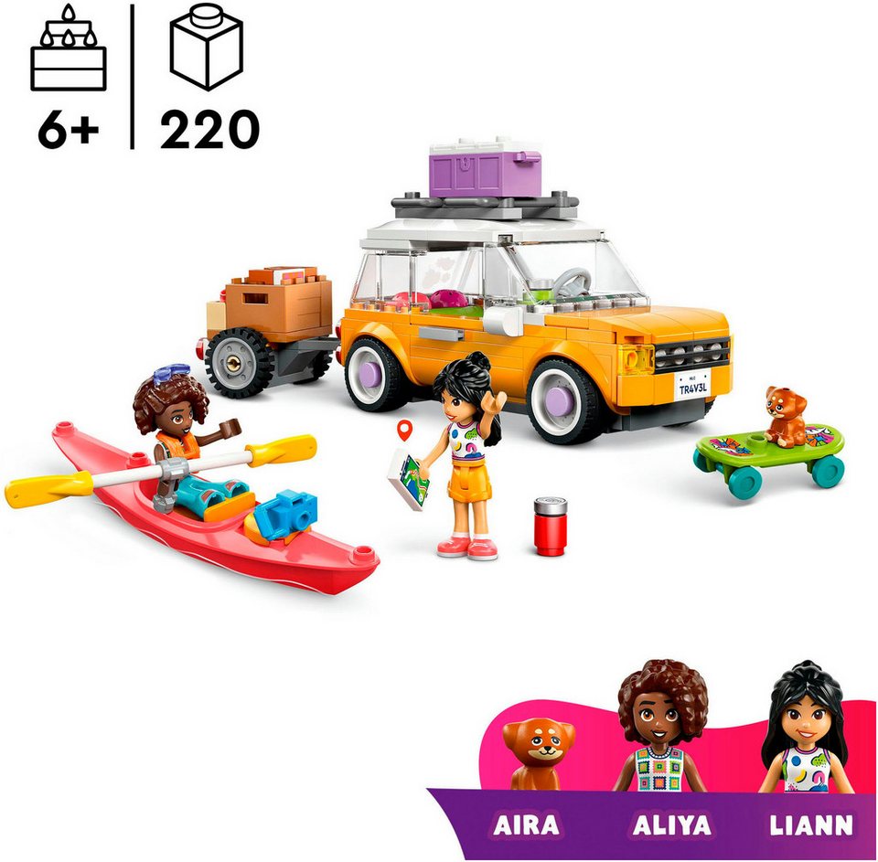 LEGO® Abenteuertrip mit Freunden (42659), LEGO Friends Konstruktionsspielsteine, (220 St), Made in Europe