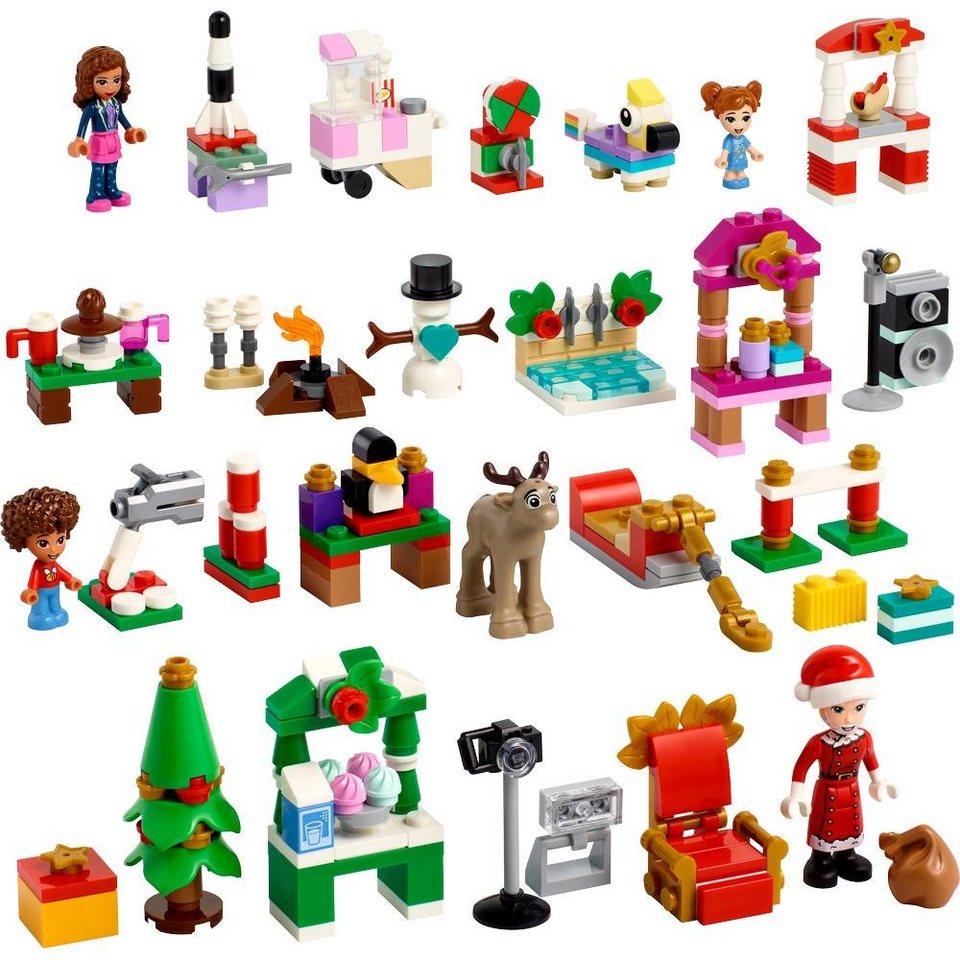 LEGO® Adventskalender Friends 2022 (41706) (312-tlg), mit Spielfiguren, Rentier, für Kinder ab 6 Jahren