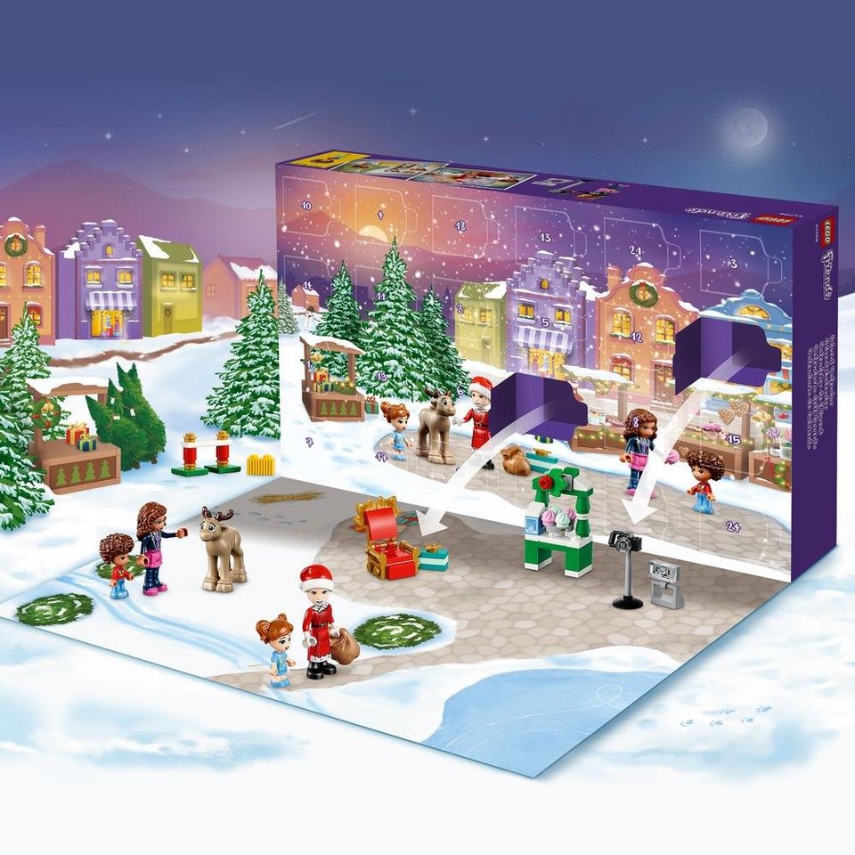 LEGO® Adventskalender Friends 2022 (41706) (312-tlg), mit Spielfiguren, Rentier, für Kinder ab 6 Jahren