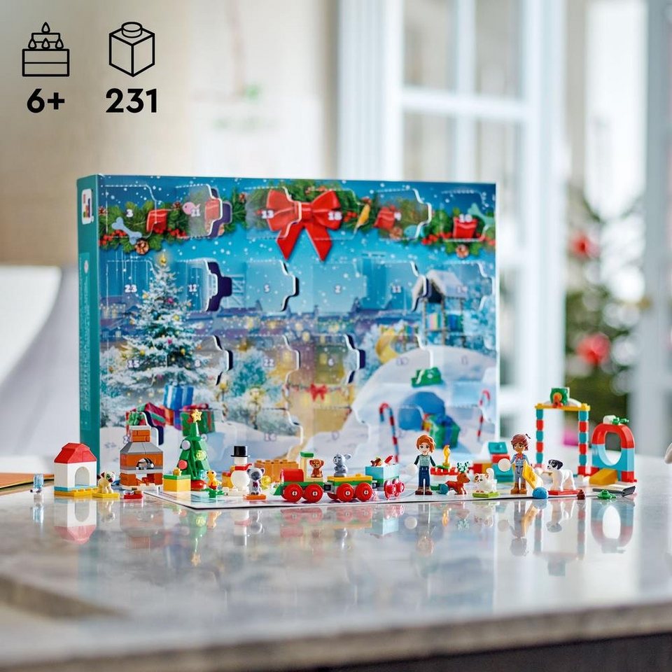 LEGO® Adventskalender Friends 41758 (231-tlg), Tierspielplatz mit Tierfiguren, für Kinder ab 6 Jahren