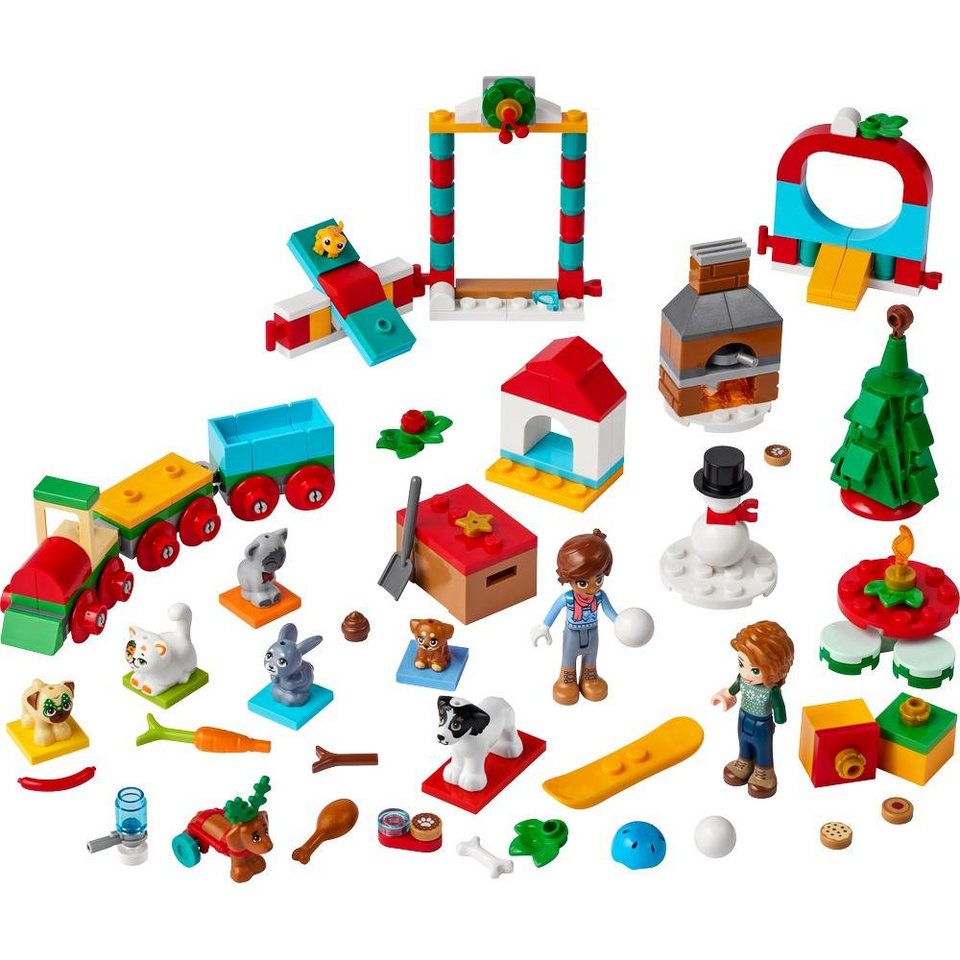 LEGO® Adventskalender Friends 41758 (231-tlg), Tierspielplatz mit Tierfiguren, für Kinder ab 6 Jahren