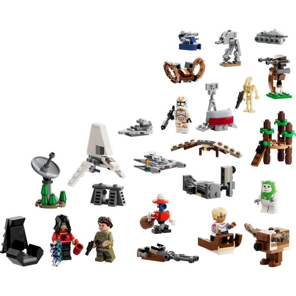 LEGO® Adventskalender Star Wars™ 75366 (320-tlg), Spielwelt mit Figuren, für Kinder ab 6 Jahren