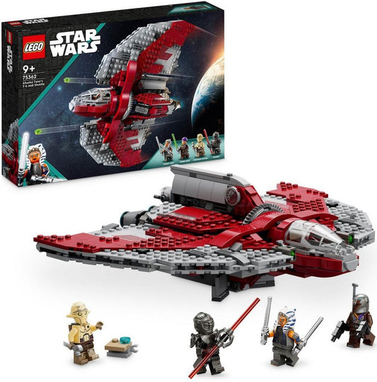 LEGO® Ahsoka Tanos T-6 Jedi Shuttle (75362), LEGO® Star Wars™ Konstruktionsspielsteine, (601 St), Made in Europe