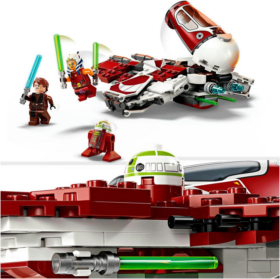LEGO® Ahsokas Jedi Interceptor™ (75401), LEGO Star Wars Konstruktionsspielsteine, (290 St), Made in Europe