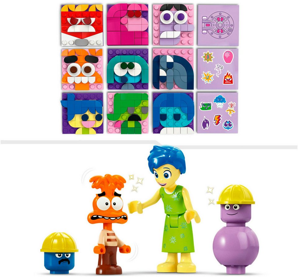 LEGO® Alles steht Kopf 2 Stimmungswürfel (43248), LEGO Disney Pixar Konstruktionsspielsteine, (394 St)