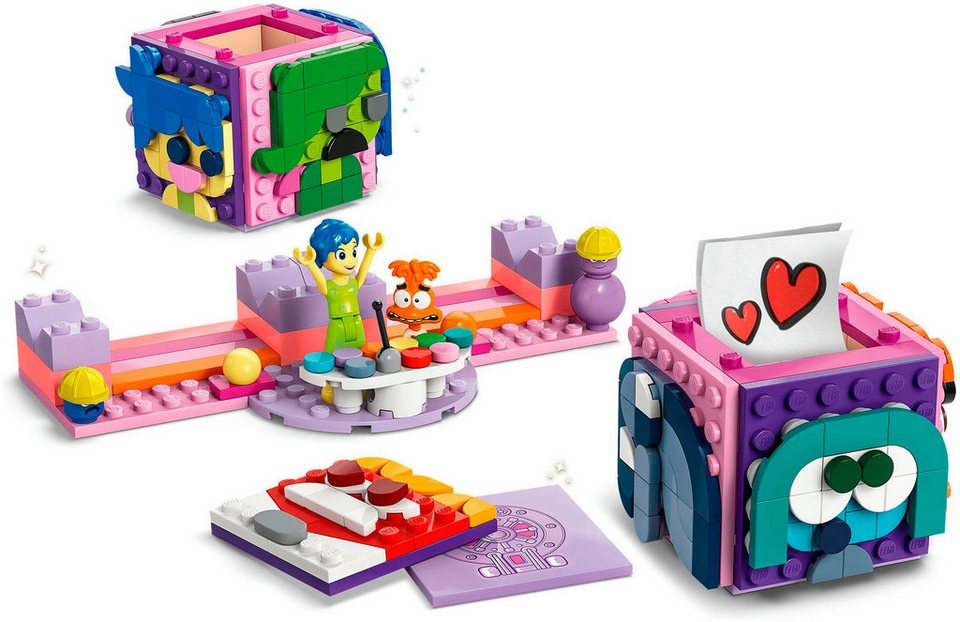 LEGO® Alles steht Kopf 2 Stimmungswürfel (43248), LEGO Disney Pixar Konstruktionsspielsteine, (394 St)