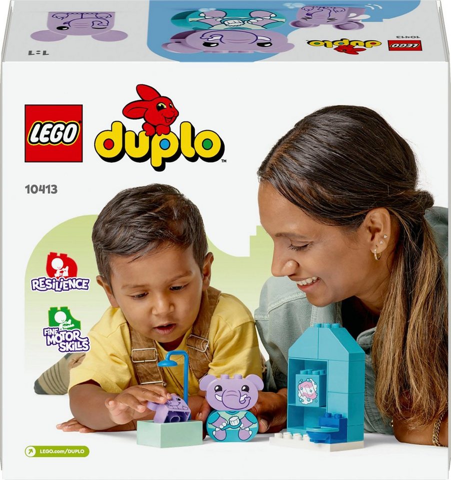 LEGO® Alltagsroutinen: Baden (10413), LEGO DUPLO My First Konstruktionsspielsteine, (15 St), Made in Europe