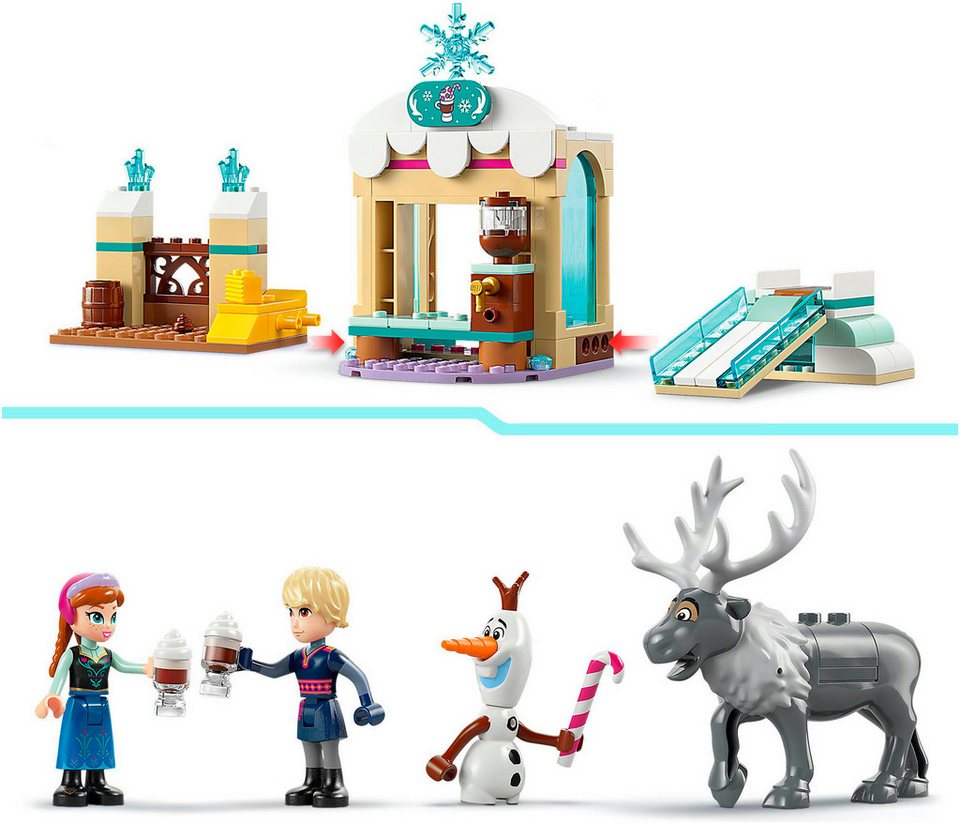 LEGO® Annas Schlittenabenteuer (43256), LEGO Disney Princess Konstruktionsspielsteine, (192 St), Made in Europe