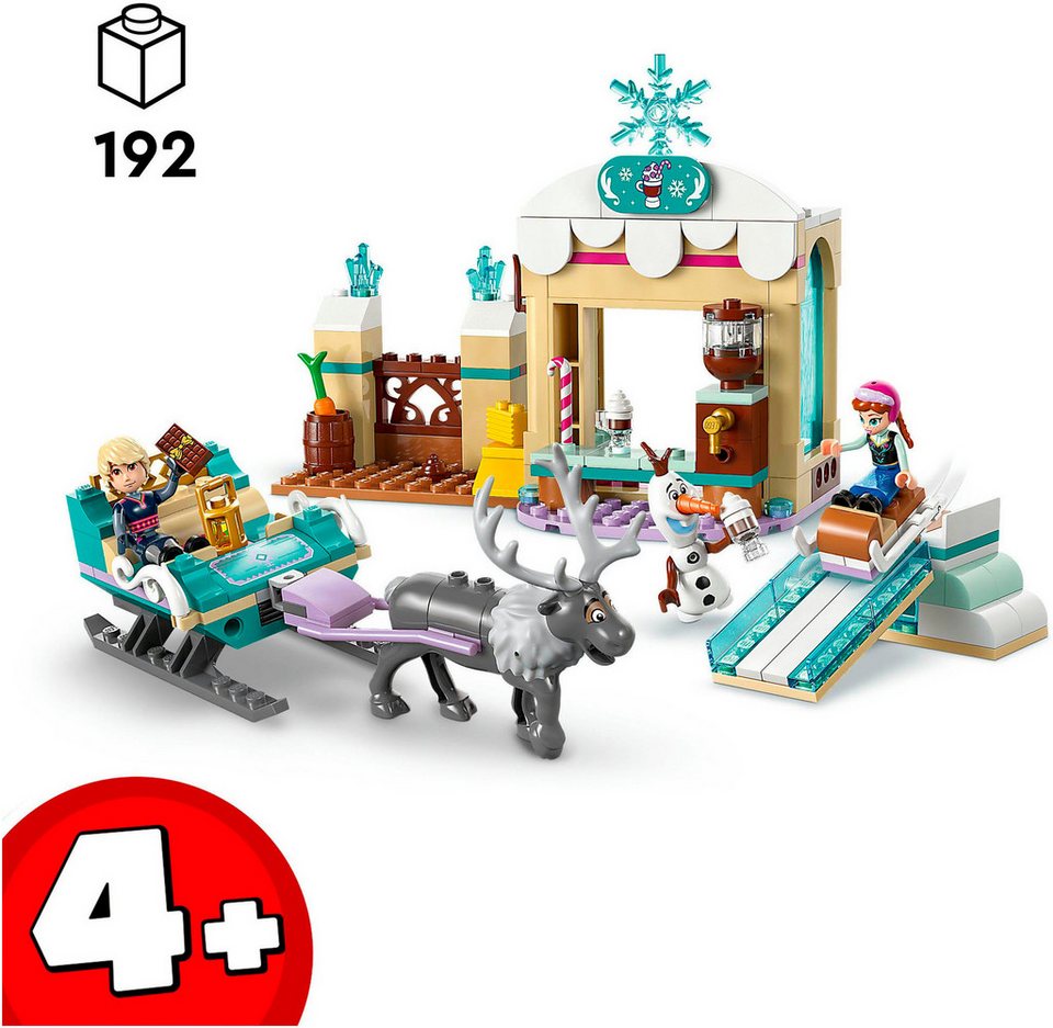 LEGO® Annas Schlittenabenteuer (43256), LEGO Disney Princess Konstruktionsspielsteine, (192 St), Made in Europe