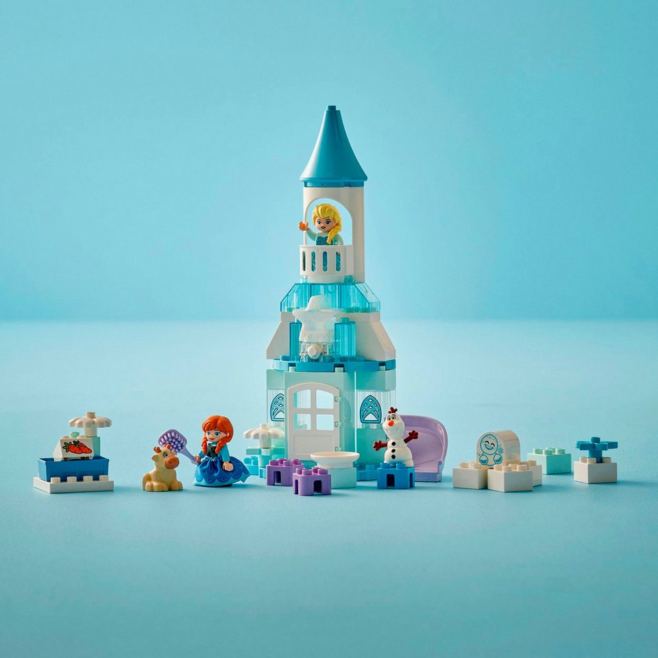 LEGO® Annas und Elsas Party im Eispalast (10455), LEGO DUPLO Disney™ Konstruktionsspielsteine, (54 St), Made in Europe