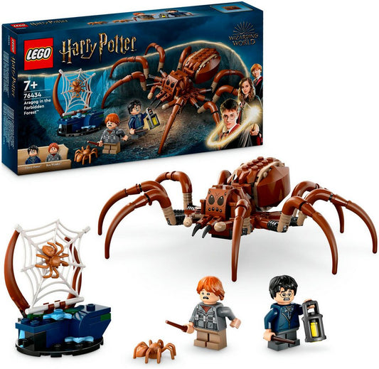 LEGO® Aragog im Verbotenen Wald™ (76434), LEGO Harry Potter™ Konstruktionsspielsteine, (195 St), Made in Europe