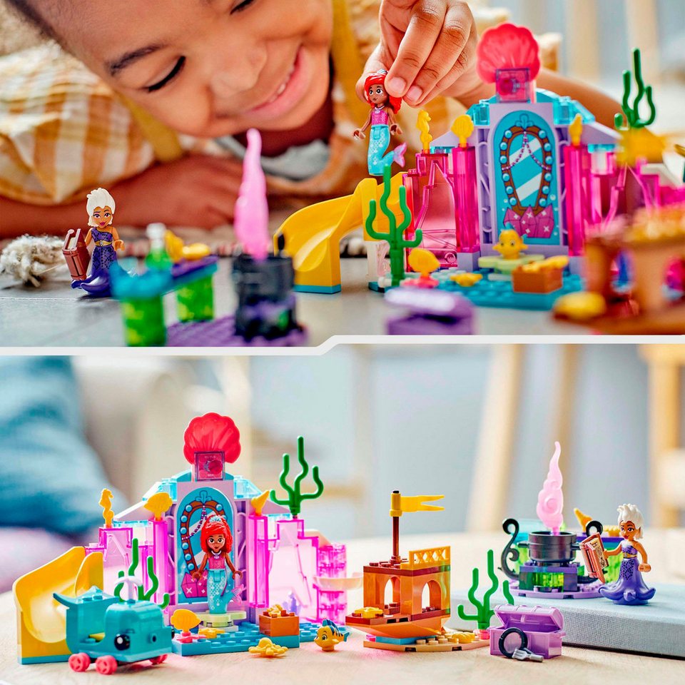 LEGO® Arielles Kristallhöhle (43254), LEGO Disney Princess Konstruktionsspielsteine, (141 St), Made in Europe