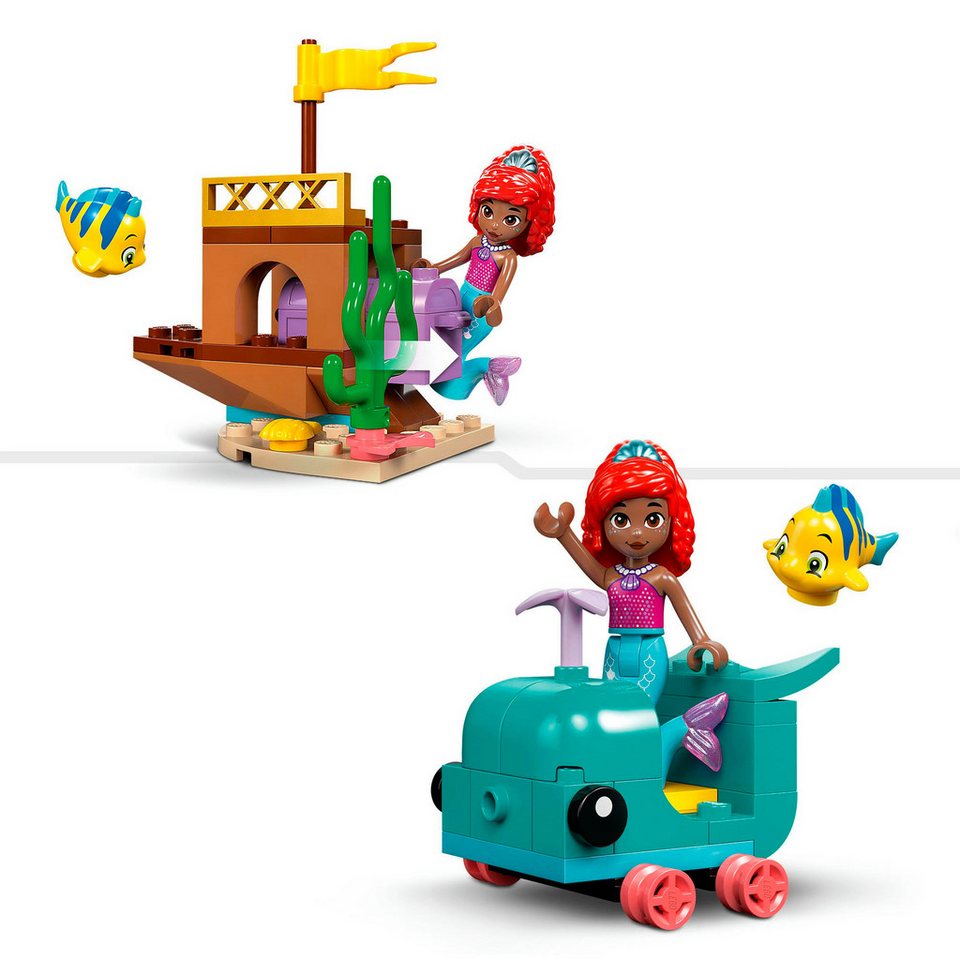 LEGO® Arielles Kristallhöhle (43254), LEGO Disney Princess Konstruktionsspielsteine, (141 St), Made in Europe
