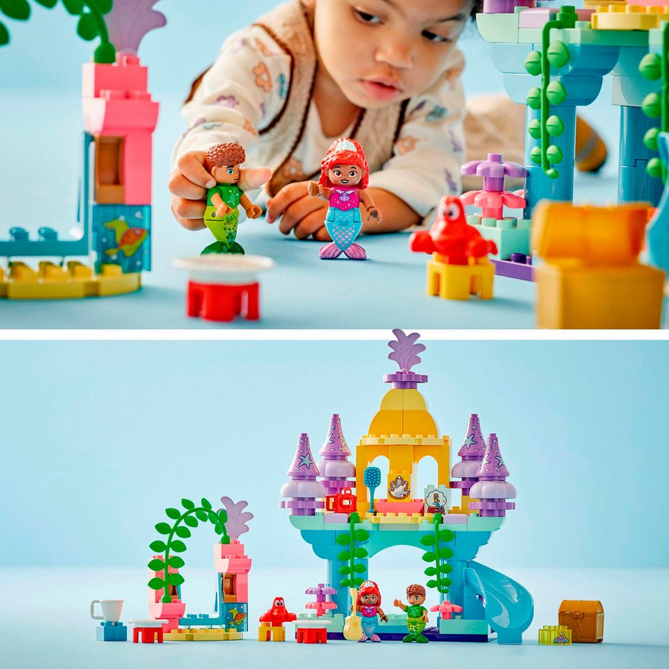 LEGO® Arielles magischer Unterwasserpalast (10435), LEGO DUPLO Disney™ Konstruktionsspielsteine, (116 St), Made in Europe