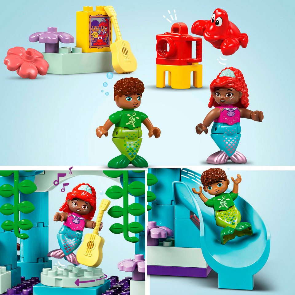 LEGO® Arielles magischer Unterwasserpalast (10435), LEGO DUPLO Disney™ Konstruktionsspielsteine, (116 St), Made in Europe