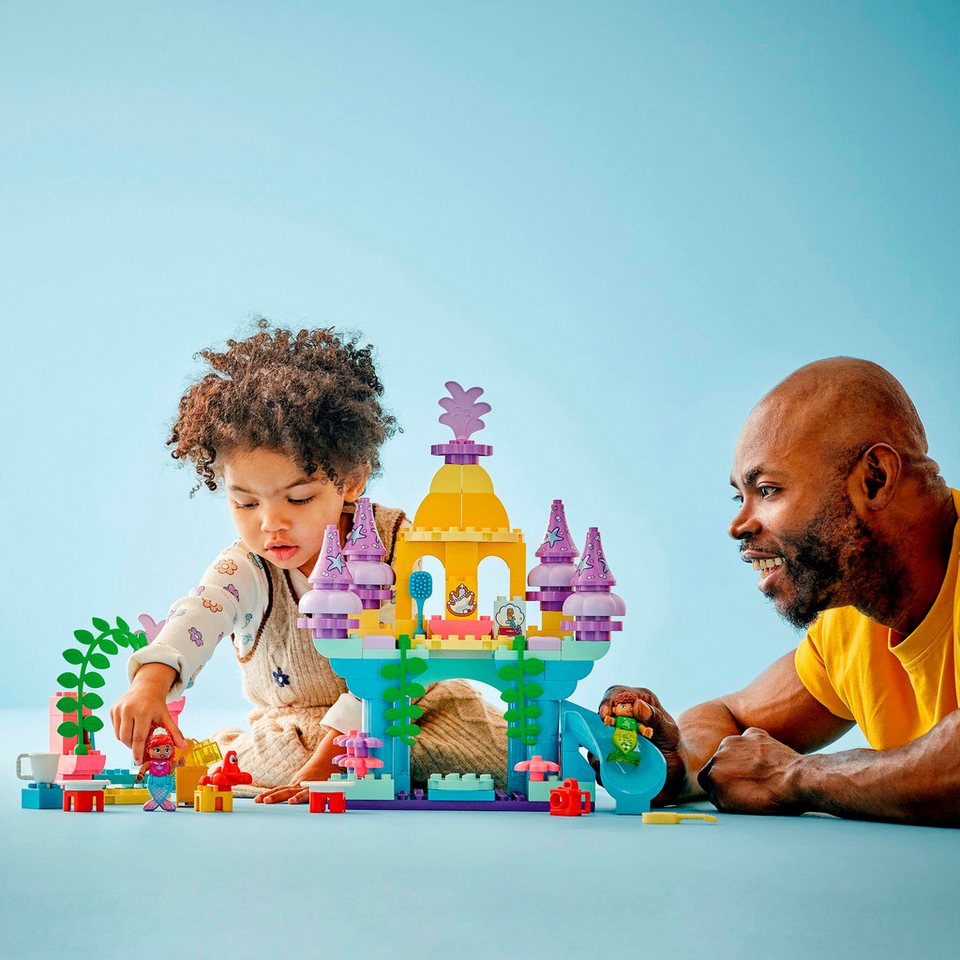 LEGO® Arielles magischer Unterwasserpalast (10435), LEGO DUPLO Disney™ Konstruktionsspielsteine, (116 St), Made in Europe