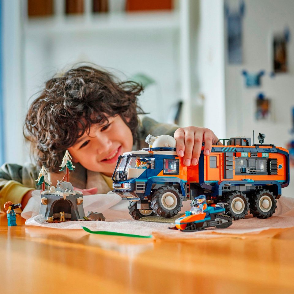 LEGO® Arktis-Truck mit Labor (60471), LEGO City Konstruktionsspielsteine, (1064 St), Made in Europe