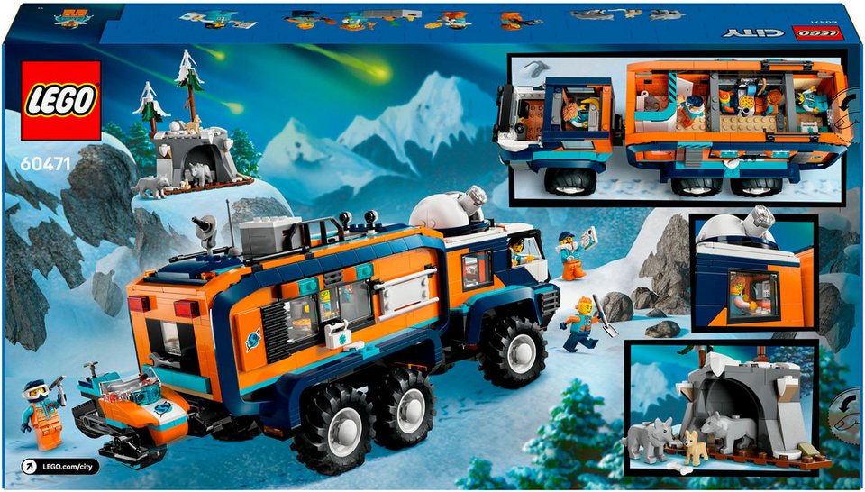LEGO® Arktis-Truck mit Labor (60471), LEGO City Konstruktionsspielsteine, (1064 St), Made in Europe