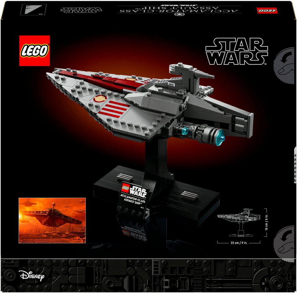 LEGO® Assault Ship™ der Acclamator-Klasse (75404), LEGO Star Wars Konstruktionsspielsteine, (450 St), Made in Europe