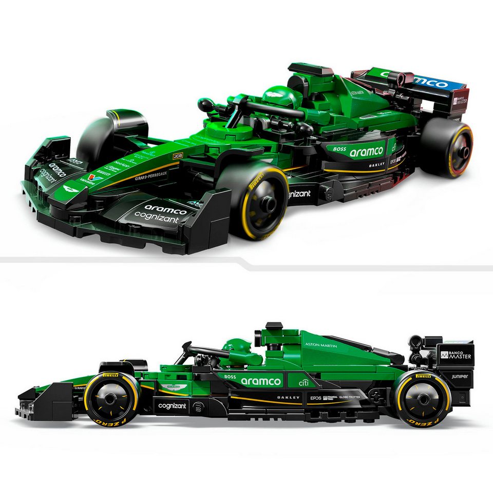 LEGO® Aston Martin Aramco F1® AMR24 Rennauto (77245), LEGO® Speed Champions Konstruktionsspielsteine, (269 St), Made in Europe