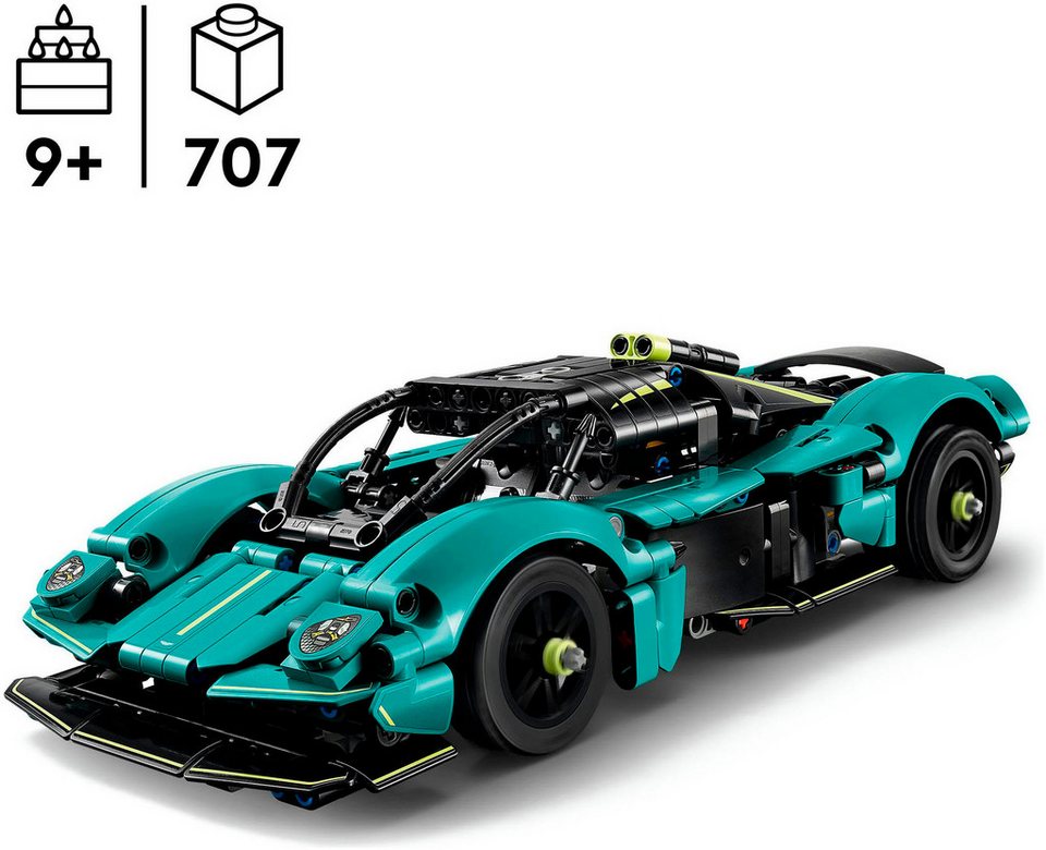 LEGO® Aston Martin Valkyrie (42208), LEGO Technic Konstruktionsspielsteine, (707 St), Made in Europe