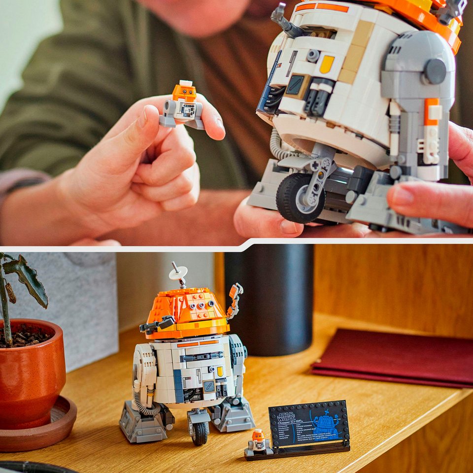 LEGO® Astromech-Droide Chopper (C1-10P) (75416), LEGO Star Wars ™ Konstruktionsspielsteine, (1039 St), Made in Europe