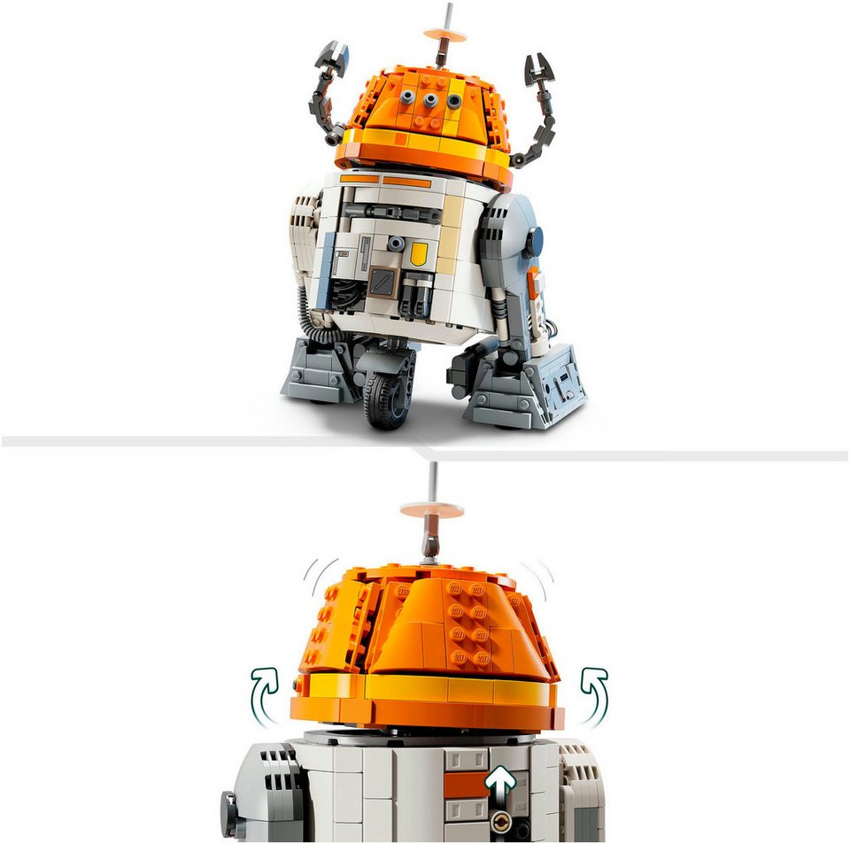LEGO® Astromech-Droide Chopper (C1-10P) (75416), LEGO Star Wars ™ Konstruktionsspielsteine, (1039 St), Made in Europe