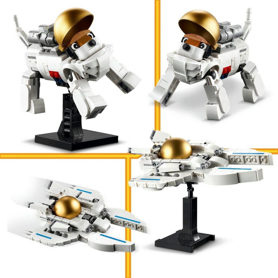 LEGO® Astronaut im Weltraum (31152), LEGO Creator 3in1 Konstruktionsspielsteine, (647 St), Made in Europe
