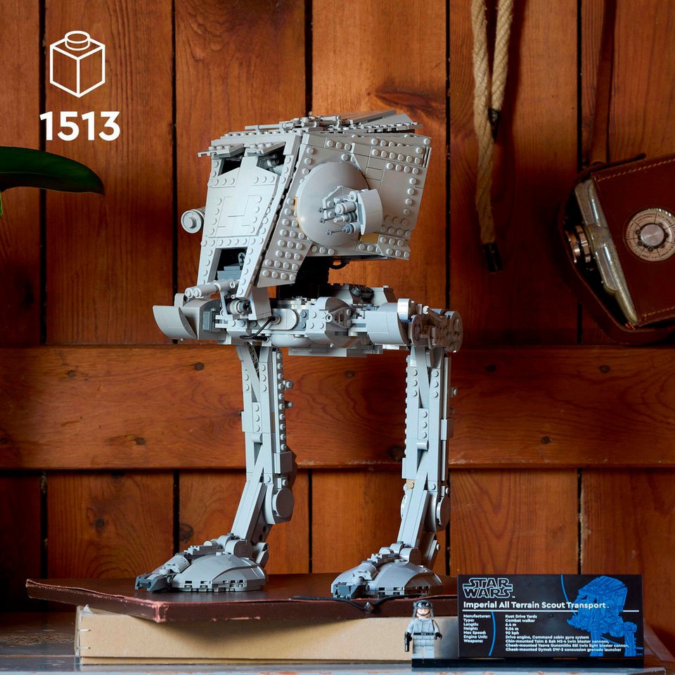 LEGO® AT-ST Kampfläufer (75417), LEGO Star Wars™ Konstruktionsspielsteine, (1513 St), Made in Europe