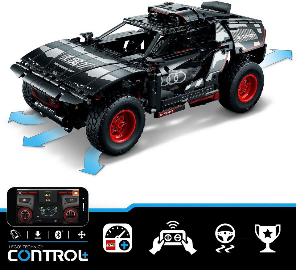 LEGO® Audi RS Q e-tron (42160), LEGO® Technic Konstruktionsspielsteine, (914 St), Made in Europe