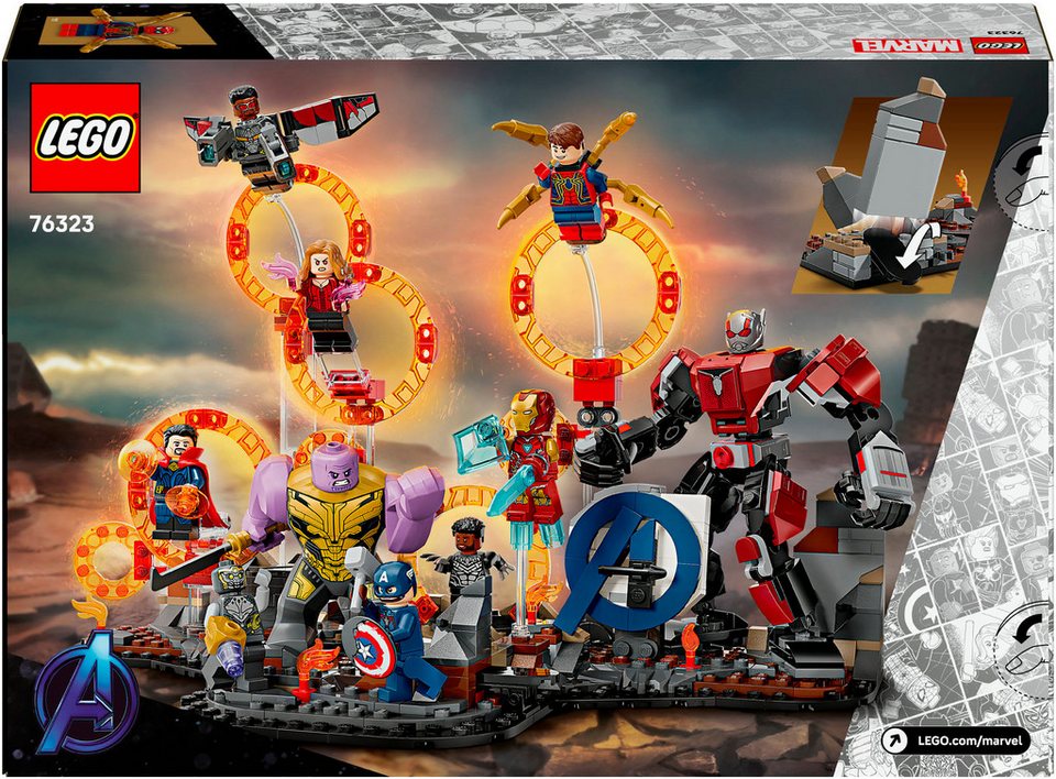 LEGO® Avengers: Endgame Letzter Showdown (76323), LEGO Super Heroes Konstruktionsspielsteine, (621 St), Made in Europe