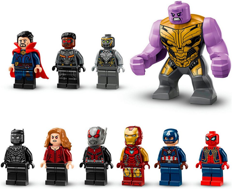 LEGO® Avengers: Endgame Letzter Showdown (76323), LEGO Super Heroes Konstruktionsspielsteine, (621 St), Made in Europe