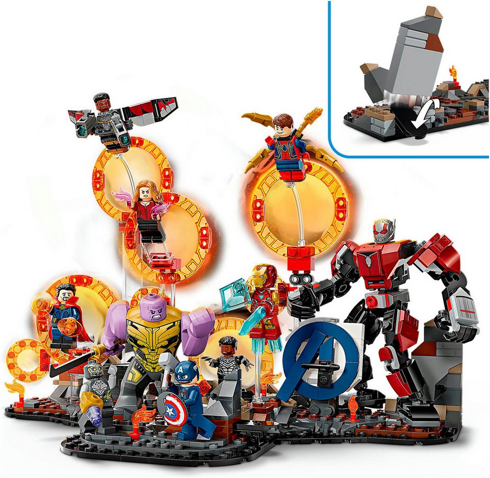 LEGO® Avengers: Endgame Letzter Showdown (76323), LEGO Super Heroes Konstruktionsspielsteine, (621 St), Made in Europe