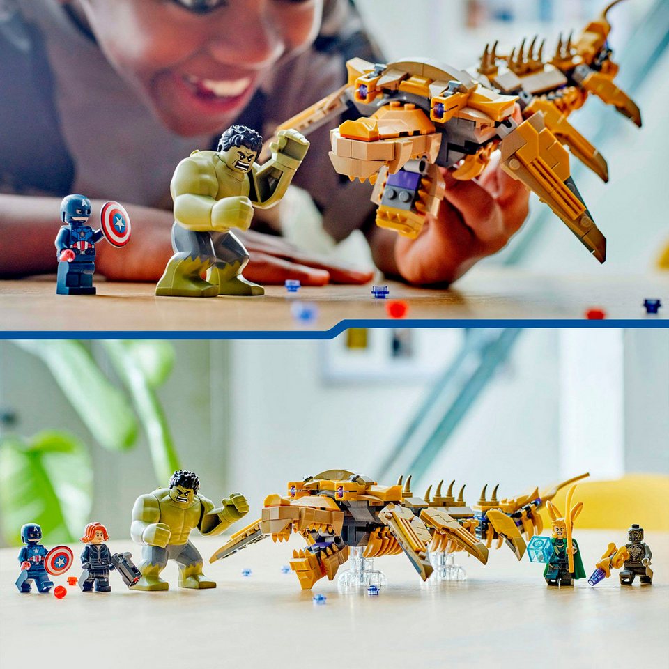 LEGO® Avengers vs. Leviathan (76290), LEGO Super Heroes Konstruktionsspielsteine, (347 St), Made in Europe