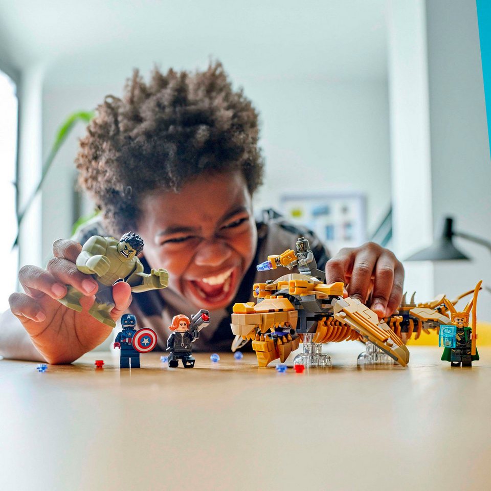 LEGO® Avengers vs. Leviathan (76290), LEGO Super Heroes Konstruktionsspielsteine, (347 St), Made in Europe