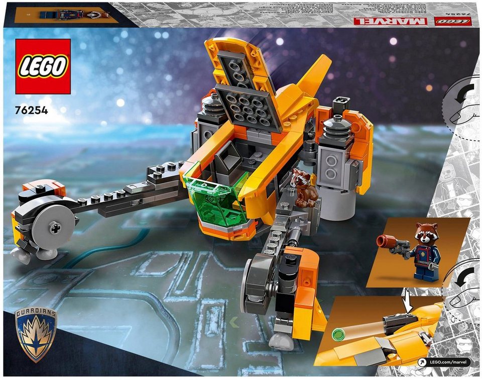 LEGO® Baby Rockets Schiff (76254), LEGO® Marvel Konstruktionsspielsteine, (330 St), Made in Europe