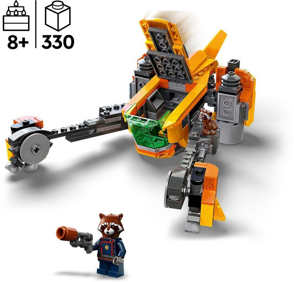 LEGO® Baby Rockets Schiff (76254), LEGO® Marvel Konstruktionsspielsteine, (330 St), Made in Europe
