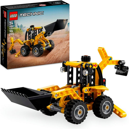 LEGO® Baggerlader (42197), LEGO Technic Konstruktionsspielsteine, (104 St), Made in Europe