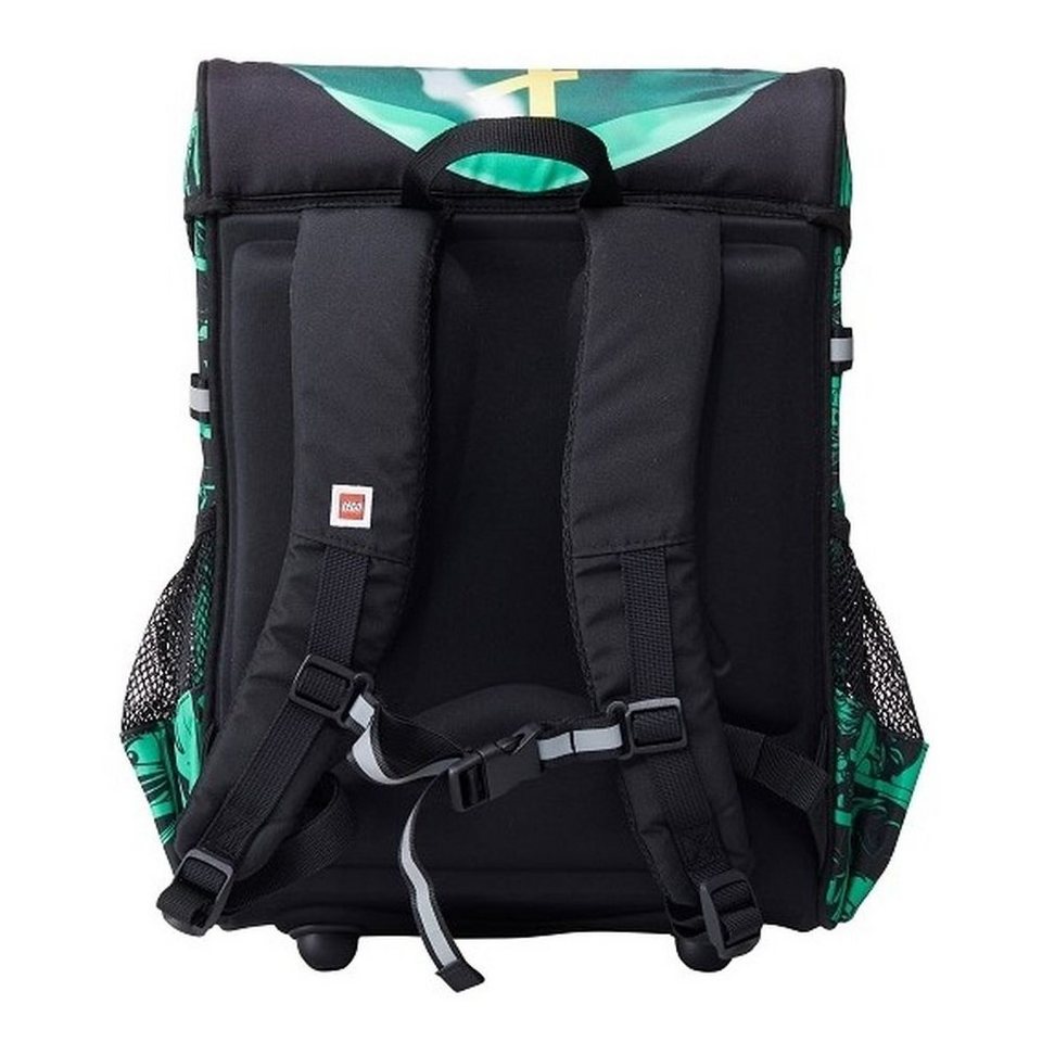 LEGO® Bags Schulranzen Easy (Set, 3-tlg., inkl. Federmäppchen und Turnbeutel), Ninjago Schultasche GREEN; grüner Ninja Lloyd