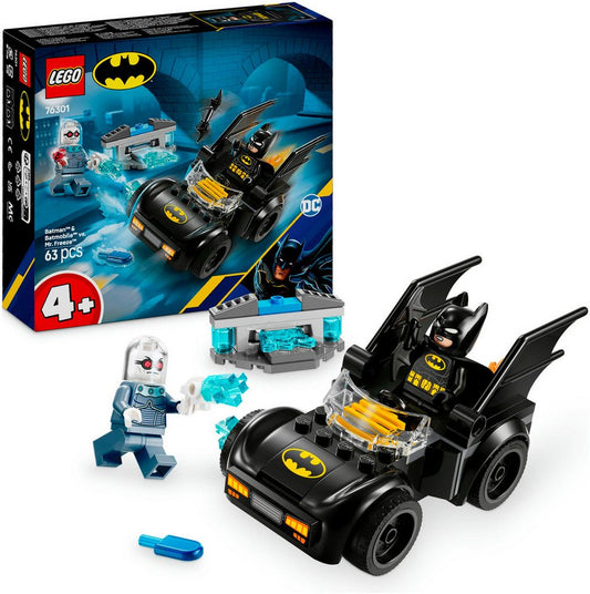 LEGO® Batman™ & Batmobil™ vs. Mr. Freeze™ (76301), LEGO Super Heroes Konstruktionsspielsteine, (63 St), Made in Europe