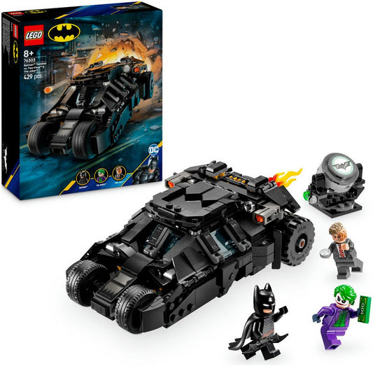 LEGO® Batman™ Tumbler vs. Two-Face™ & The Joker™ (76303), LEGO Super Heroes Konstruktionsspielsteine, (429 St), Made in Europe